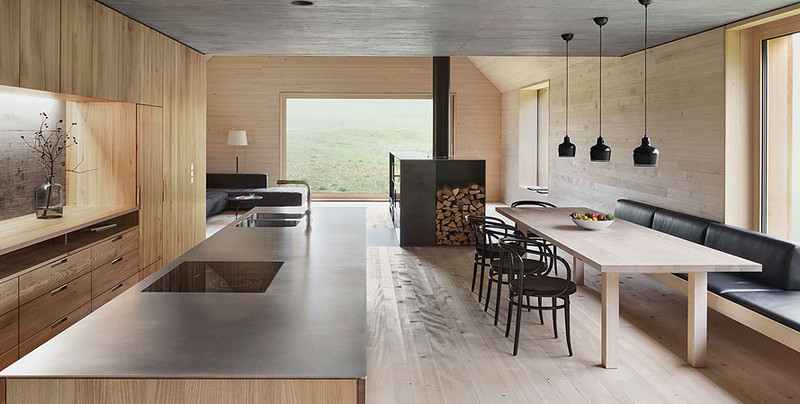 All timber was sourced and milled locally