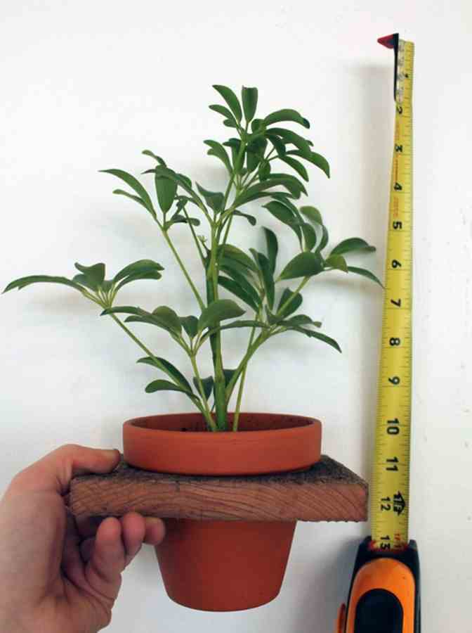 DIY Tiered Hanging Pots - Measuring Tier Height