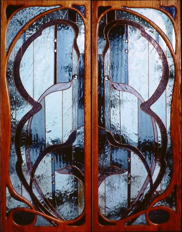 If you're looking for some truly unique doors or windows, we may have the answer. This is the work of Gregori Robinson of Studio 55.