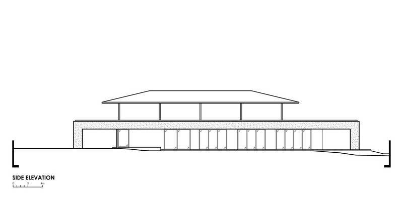 Water-Cooled House - Elevation