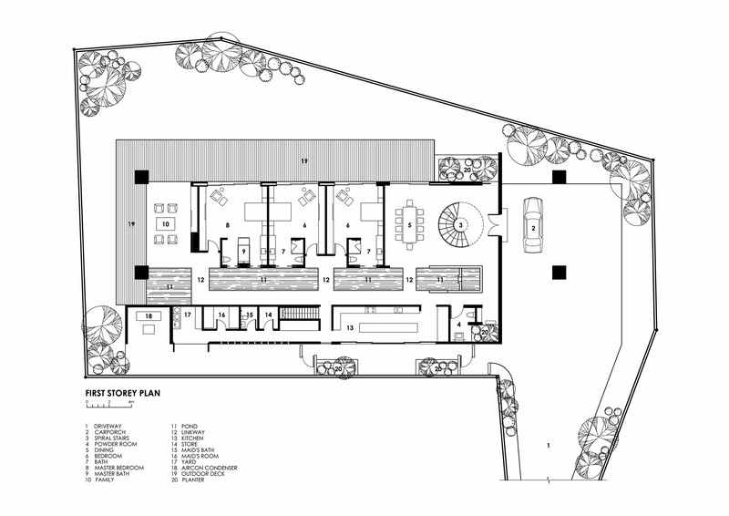 Water-Cooled House - Ground Floor Plan