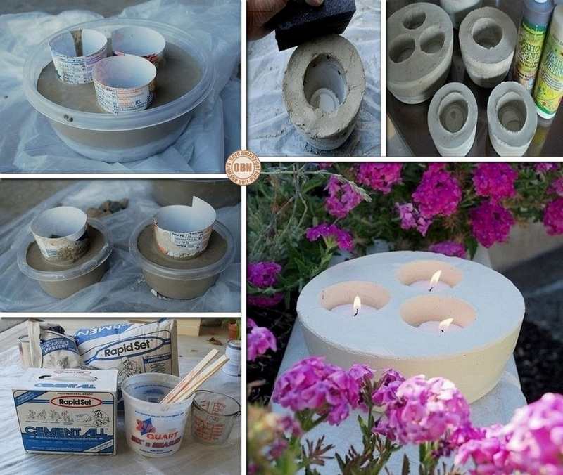 Innovative DIY Concrete Candle Holders: 3-Step Project
