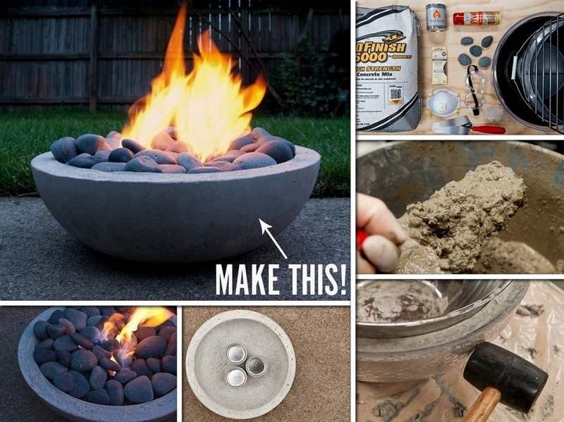 Beautiful DIY Concrete Fire Pit: 12-Step Guide