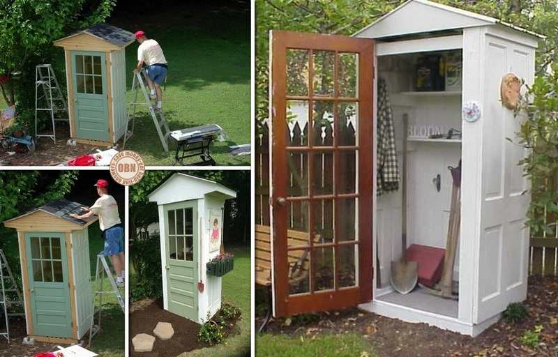 Handy DIY Four-Door Shed: Useful Storage in 4 Steps