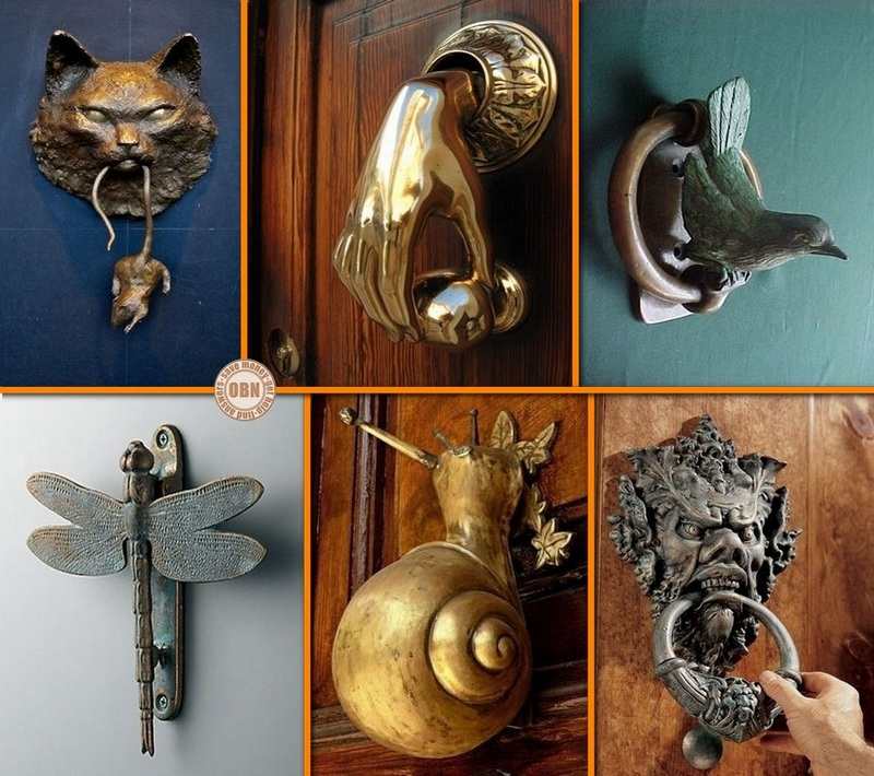 Attractive and Unique Door Knockers—8 Decor Ideas
