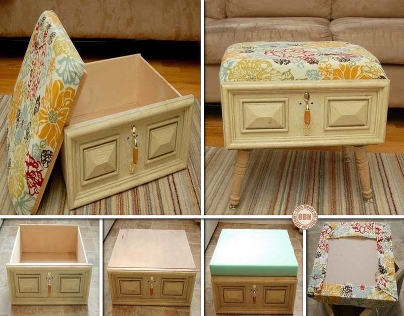 OBN DIY Drawer Ottoman