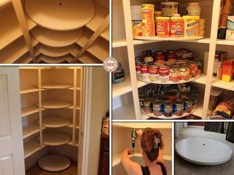 Lazy Susan Pantry Storage: Simple 9-Step Storage