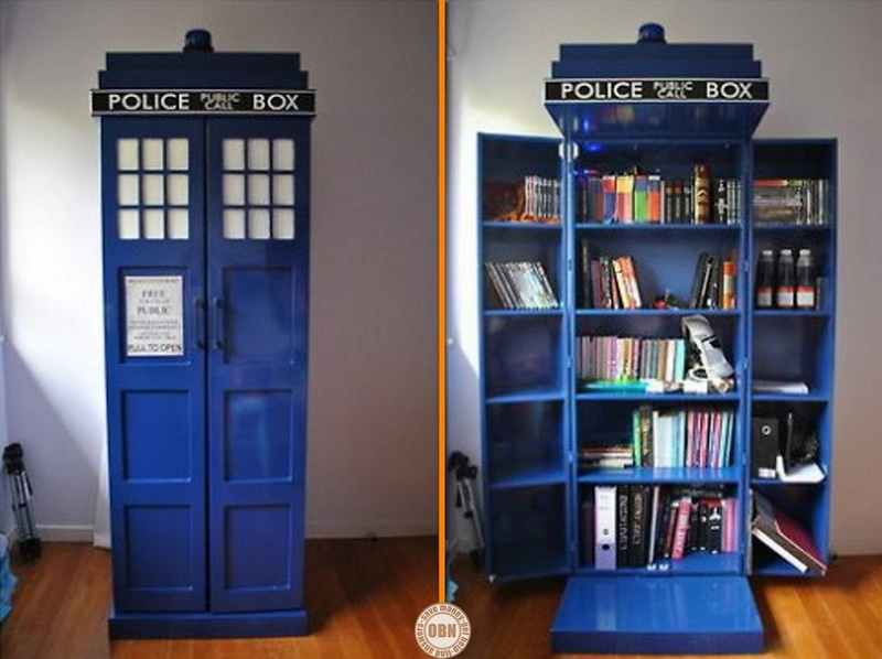 DIY Tardis Bookshelf: Fun Decoration in 8 Steps