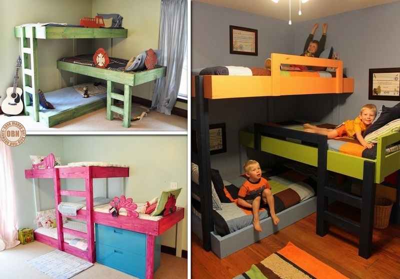 DIY Triple Bunk Bed Plans: 9 Easy Building Steps