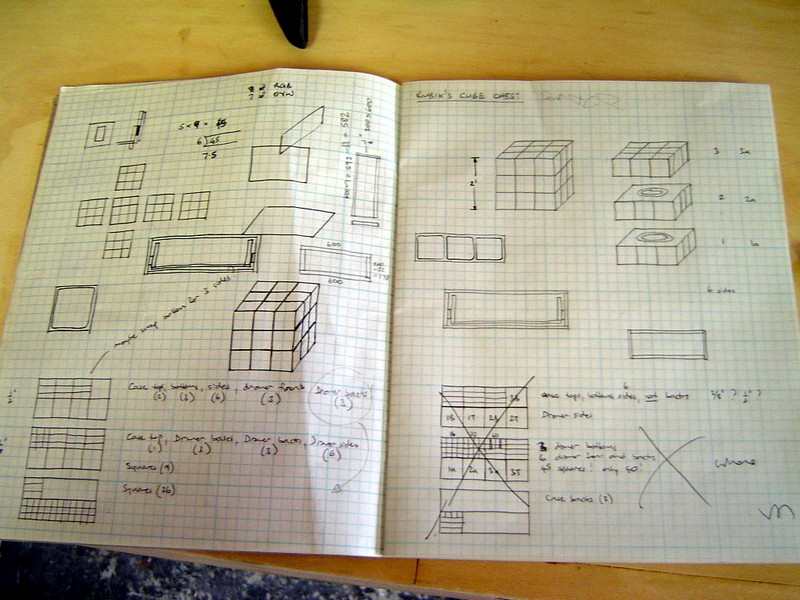 DIY Rubik's Cube Dresser - Plan