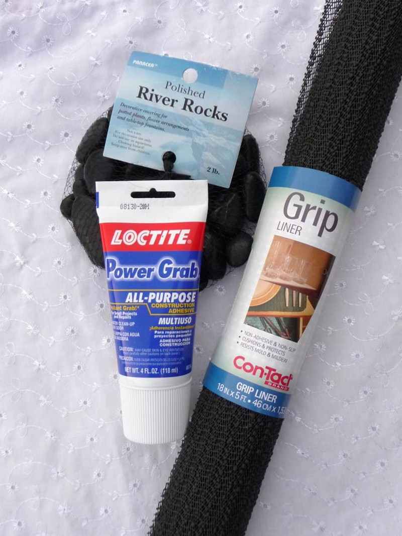 DIY River Rock Doormat