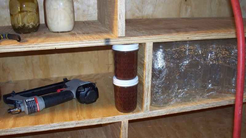 DIY Canned Food Cabinet - Measuring guides