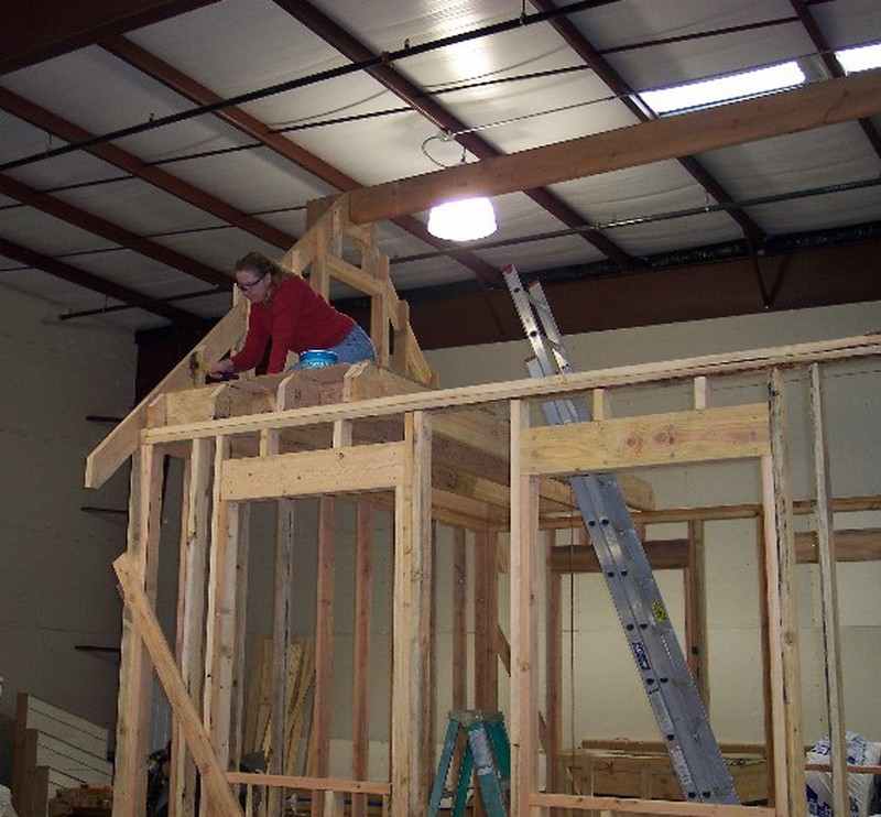 DIY Tiny Cottage - Fixing ceilings