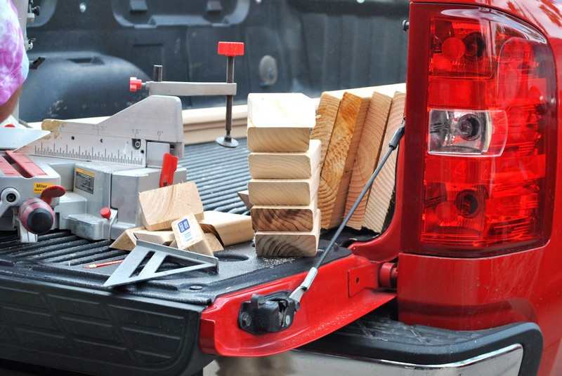 DIY Farm Table with Beer/Wine Coolers - Materials