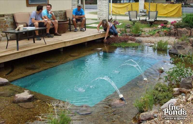 Natural Grass Swimming Pool And Spas - Ravinair