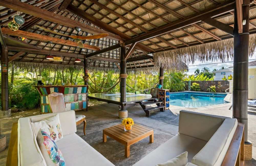 An image of a low-maintenance backyard design.